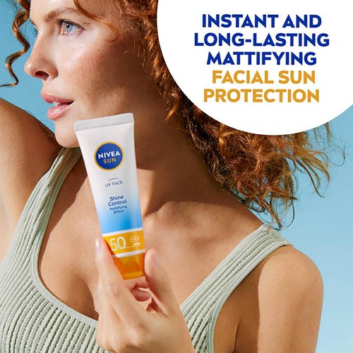 NIVEA SUN UV Face SPF 50 Sun Cream Shine Control