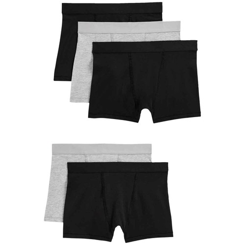 M&S Boys Cotton with Stretch Trunks, 11-12 Years, Grey Mix