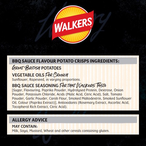 Walkers BBQ Multipack Crisps