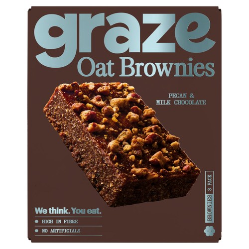 Graze Milk Choc & Pecan Brownie