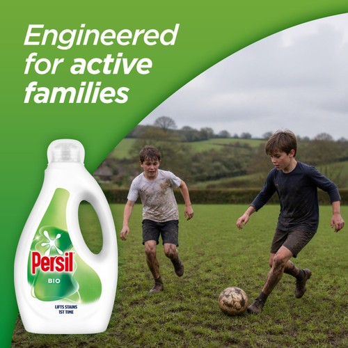 Persil Bio Laundry Detergent Washing Liquid 35 Washes