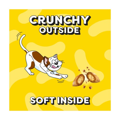 Dreamies Variety Snack Box Cat Treats with Chicken, Cheese & Salmon