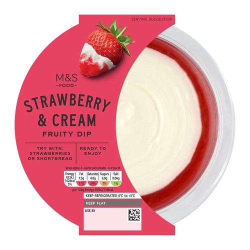 M&S Strawberries & Cream Dip