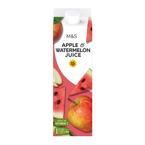 M&S Apple & Watermelon Juice