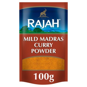 Rajah Spices Ground Mild Madras Curry Powder