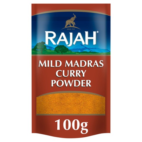 Rajah Spices Ground Mild Madras Curry Powder