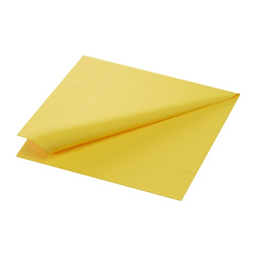 Yellow 2 Ply 33cm Paper Party Napkins