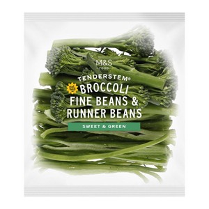 M&S Tenderstem Broccoli, Fine Beans & Runners Beans