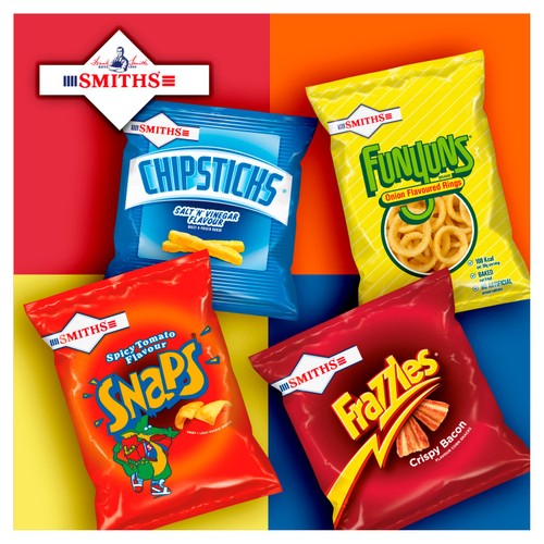Smiths Frazzles Crispy Bacon Multipack Snacks