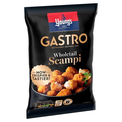 Young's Gastro Wholetail Scampi Frozen 