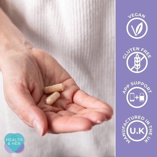 Health & Her Sleep+ Multinutrient Support Supplement Capsules 