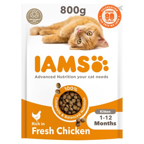 IAMS Advanced Nutrition Kitten Food Fresh Chicken