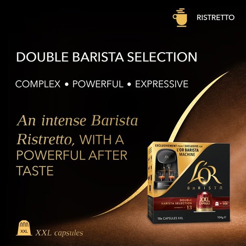 L'OR BARISTA Double Barista Selection XXL Coffee Pods Intensity 13