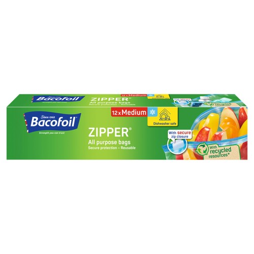 Bacofoil All Purpose Zipper Bags Medium