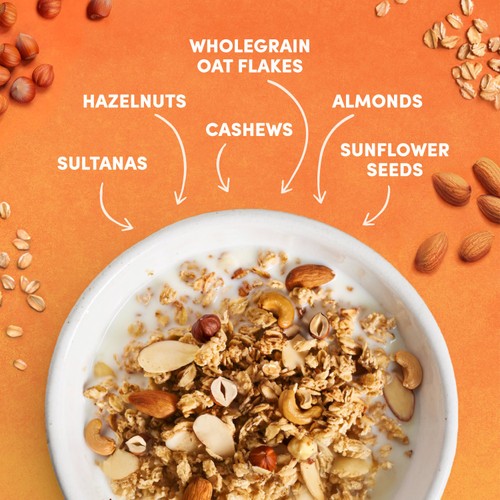 Jordans No Added Sugar Triple Nut Granola Breakfast Cereal