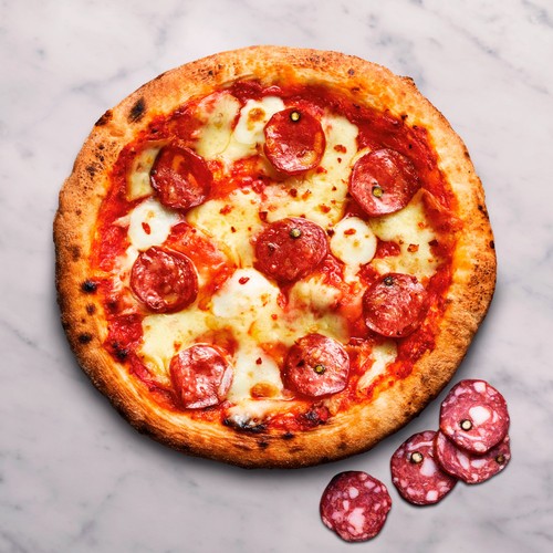 Crosta Mollica Salami Napoli Pizzetta