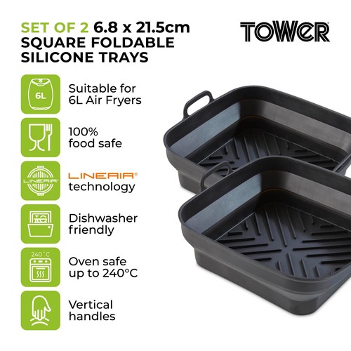 Tower Square Foldable Trays