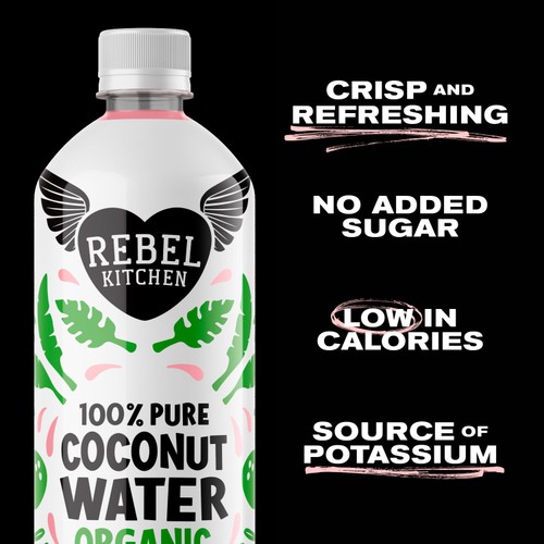 Rebel Kitchen 100% Pure Organic Coconut Water
