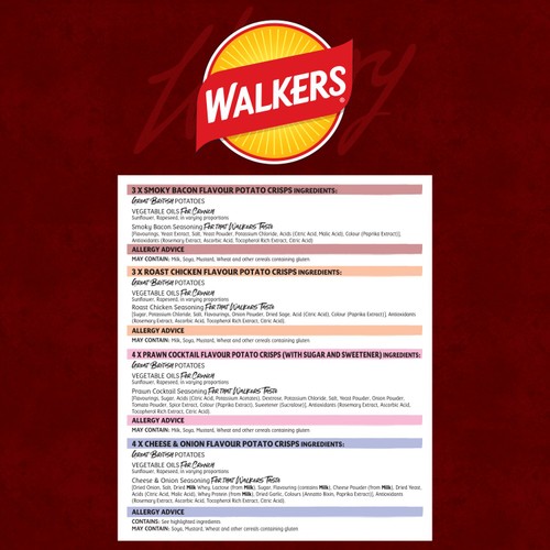 Walkers Meaty Variety Multipack Crisps