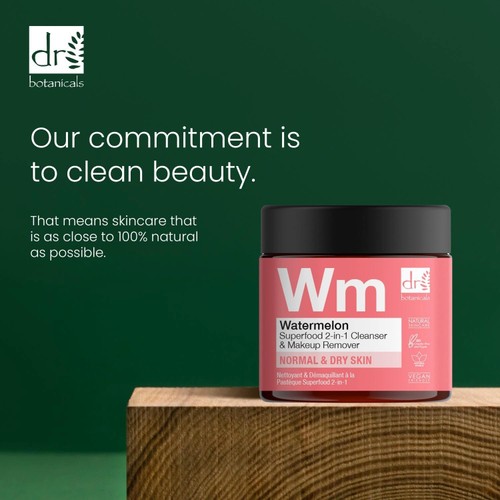 Dr Botanicals Apothecary Watermelon Superfood 2in1 Cleanser&Makeup Remover