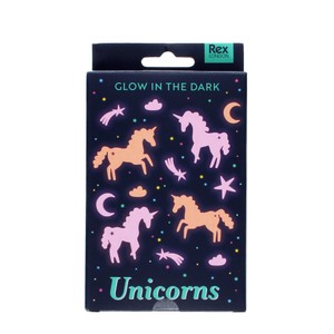 Rex London Glow in the Dark Unicorns Stick-on Shapes