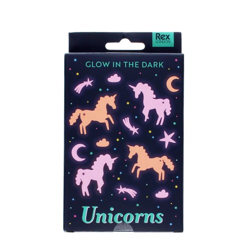 Rex London Glow in the Dark Unicorns Stick-on Shapes
