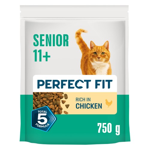 Perfect Fit Advanced Nutrition Senior 11+ Complete Dry Cat Food Chicken