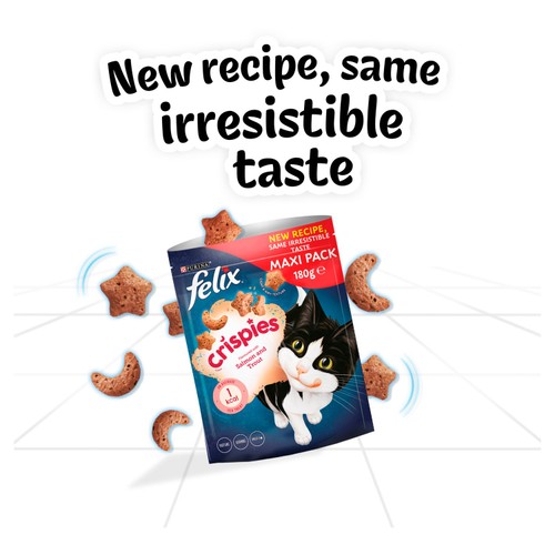 Felix Crispies Salmon and Trout Cat Treats 