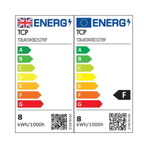 TCP LED Classic 810LM B22 8.5W White