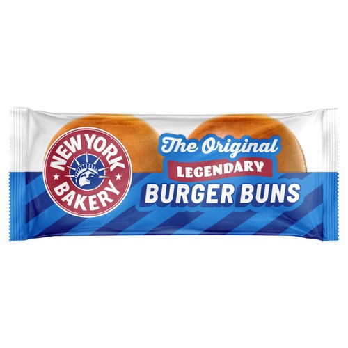 New York Bakery The Original 4 Legendary Burger Potato Buns