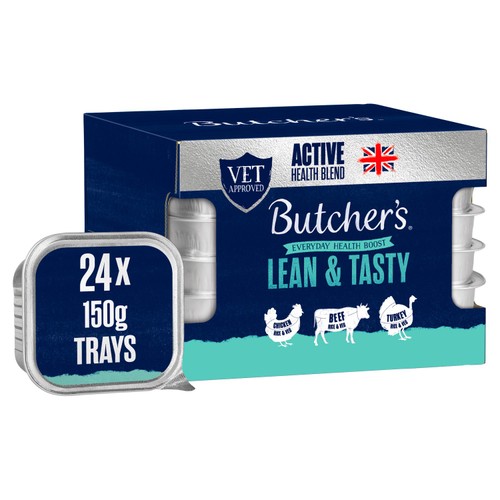 Butcher's Lean & Tasty Low Fat Dog Food Trays