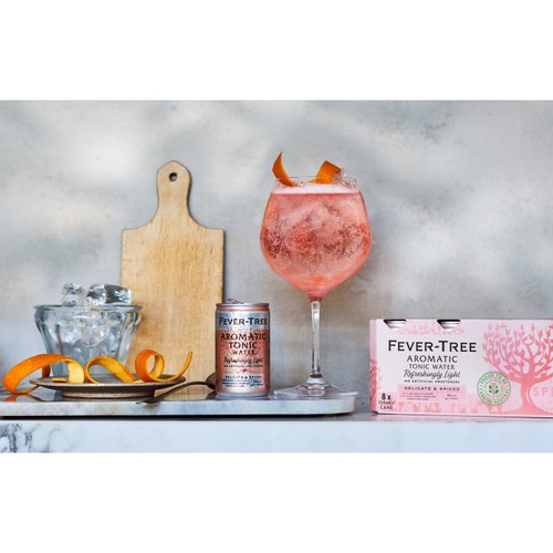 Fever-Tree Light Aromatic Tonic Water Cans