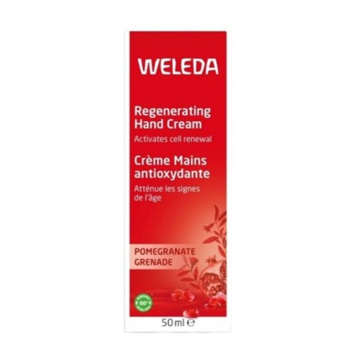 Weleda Natural Pomegranate Regenerating Hand Cream, Vegan