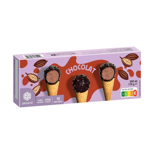 Picard Mini Chocolate Ice Cream Cones
