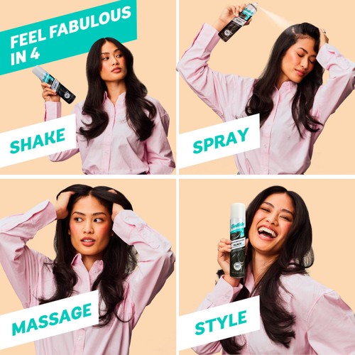 Batiste Hint Of Colour Black Dry Shampoo 
