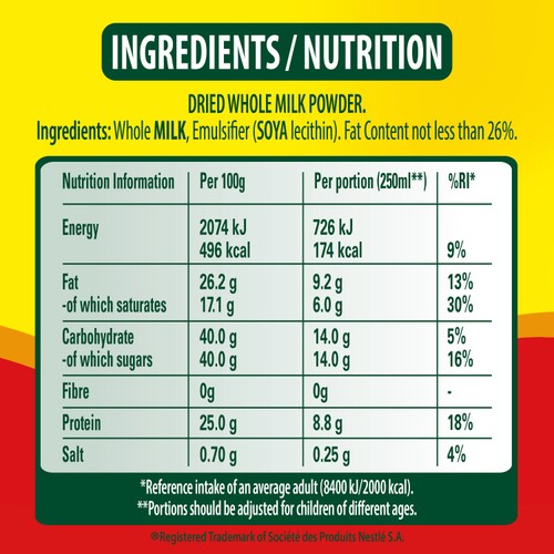 NIDO Full Cream Milk Powder