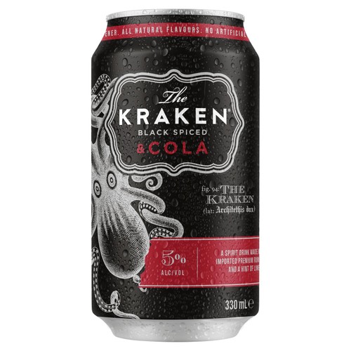 Kraken Black Spiced Rum & Cola Ready to Drink