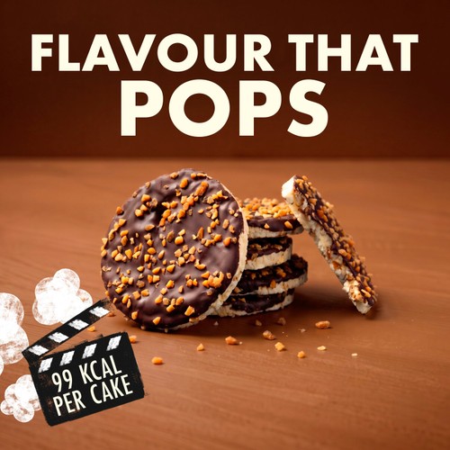 Kallo Dark Chocolate & Salted Caramel Popped Corn Cakes