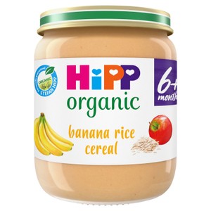 HiPP Organic Banana Rice Cereal Baby Food Jar 4+months Ocado