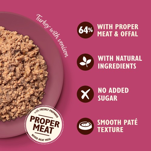 Lily's Kitchen Cat Smooth Turkey & Venison Pate