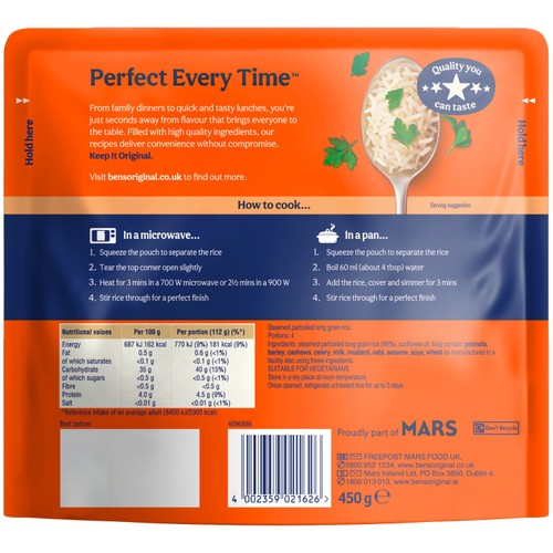 Ben's Original Long Grain Microwave Rice Family Pack