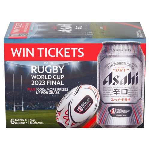 Asahi Super Dry Beer Lager Cans