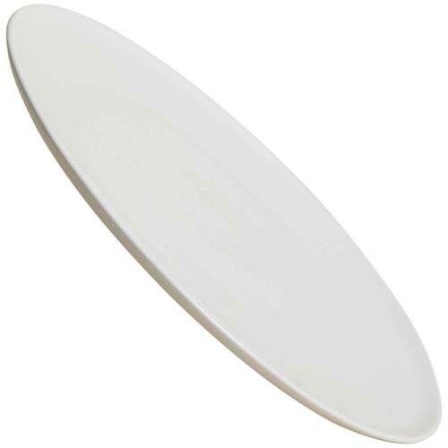 M&S Straight Sided China Dinner Plate, White