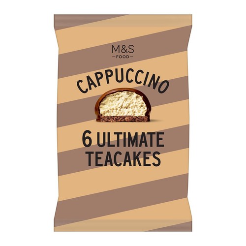 M&S 6 Ultimate Cappuccino Teacakes