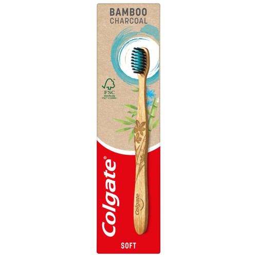 Colgate Bamboo Charcoal Soft Manual Toothbrush 