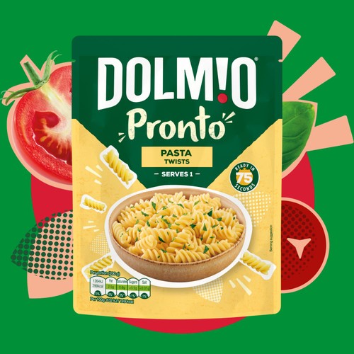 Dolmio Twists Pouch Fusilli Microwave Pasta Meal