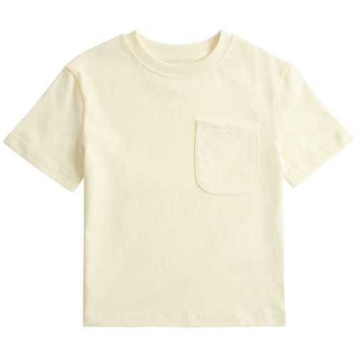 M&S Girls, Cotton Pocket T-Shirt, 6-7 Years, Yellow