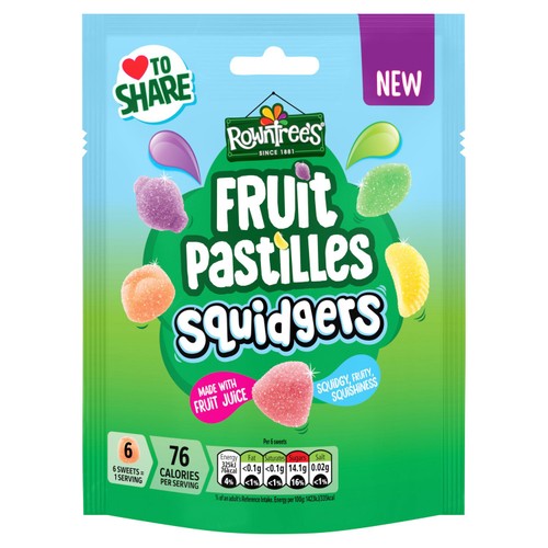 Rowntree's Fruit Pastilles Squidgers Pouch