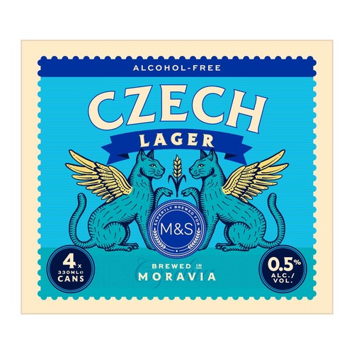 M&S Low Alcohol Czech Lager
