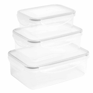 M&S Round Clip Storage Containers, Grey